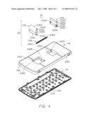 POSITIONING STRUCTURE FOR EXTERNAL KEYPAD ASSEMBLY diagram and image