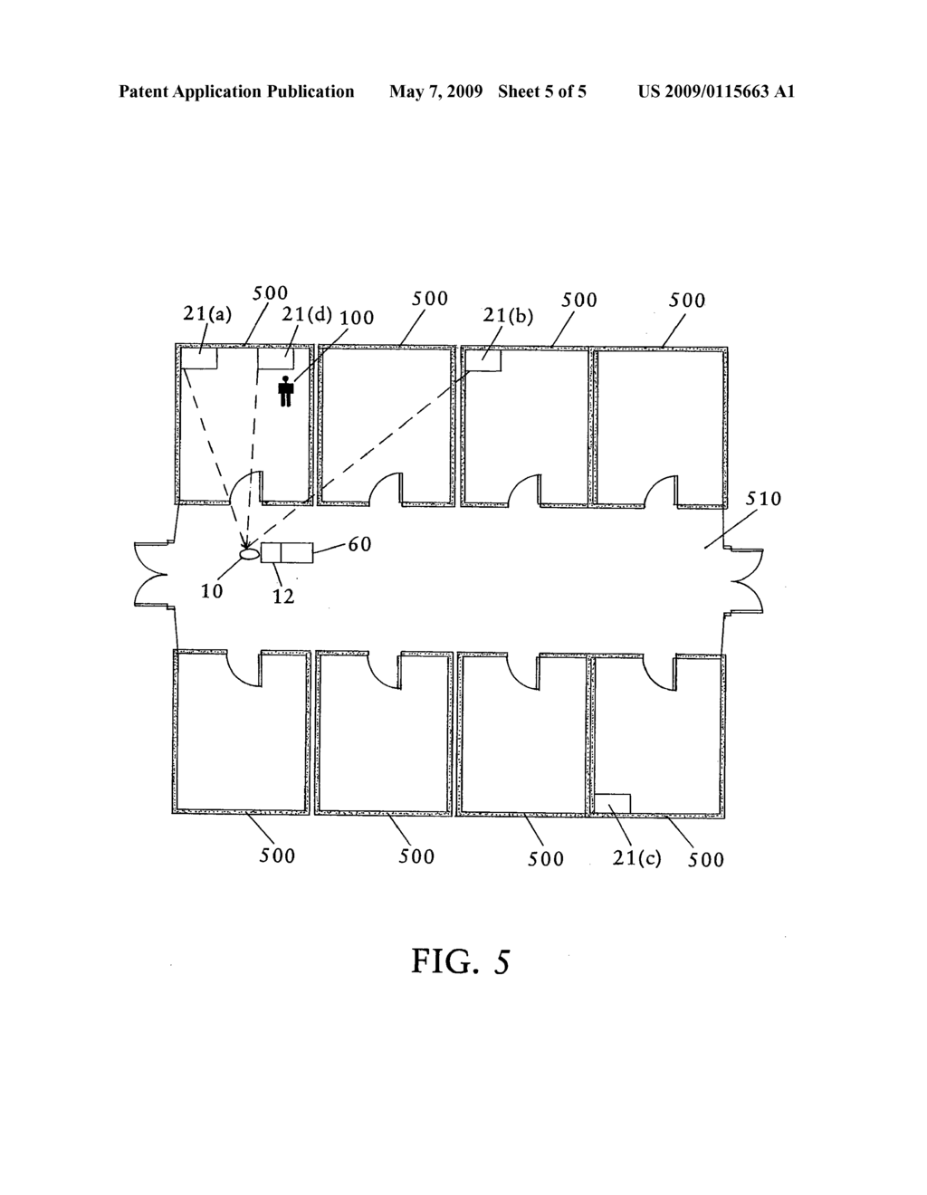 SYSTEM AND METHOD FOR DETERMINING LOCATIONS OF MEDICAL DEVICES - diagram, schematic, and image 06