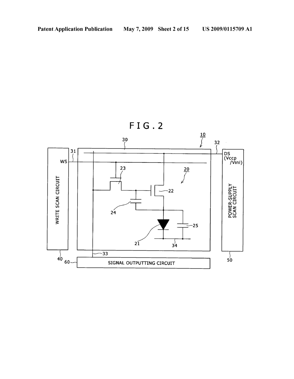 Display apparatus, display-apparatus driving method and electronic instrument - diagram, schematic, and image 03