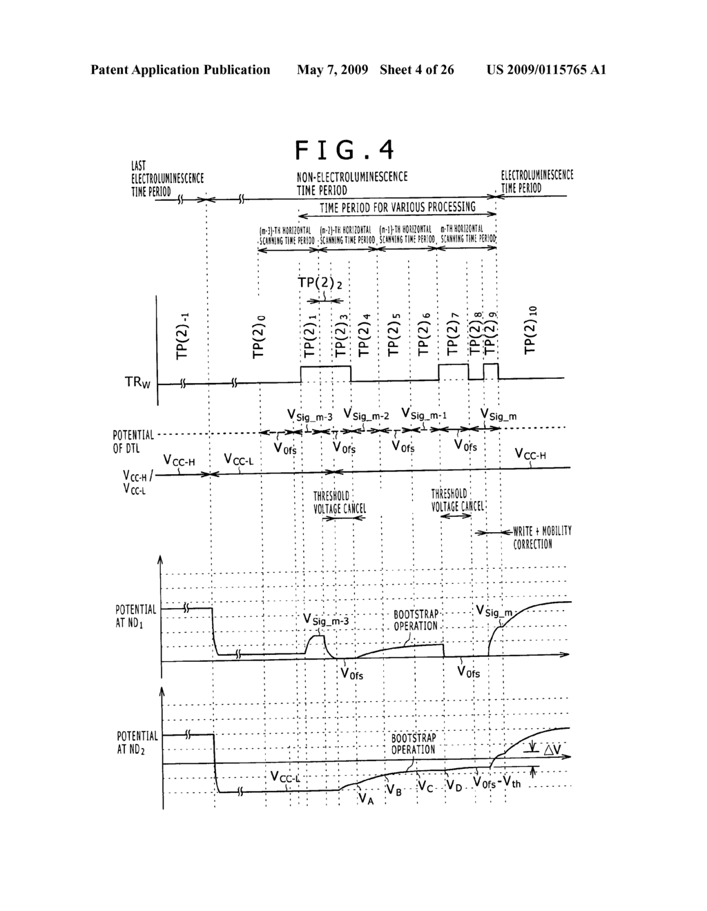 Method of driving organic electroluminescence emission portion - diagram, schematic, and image 05