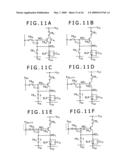 Method of driving organic electroluminescence emission portion diagram and image