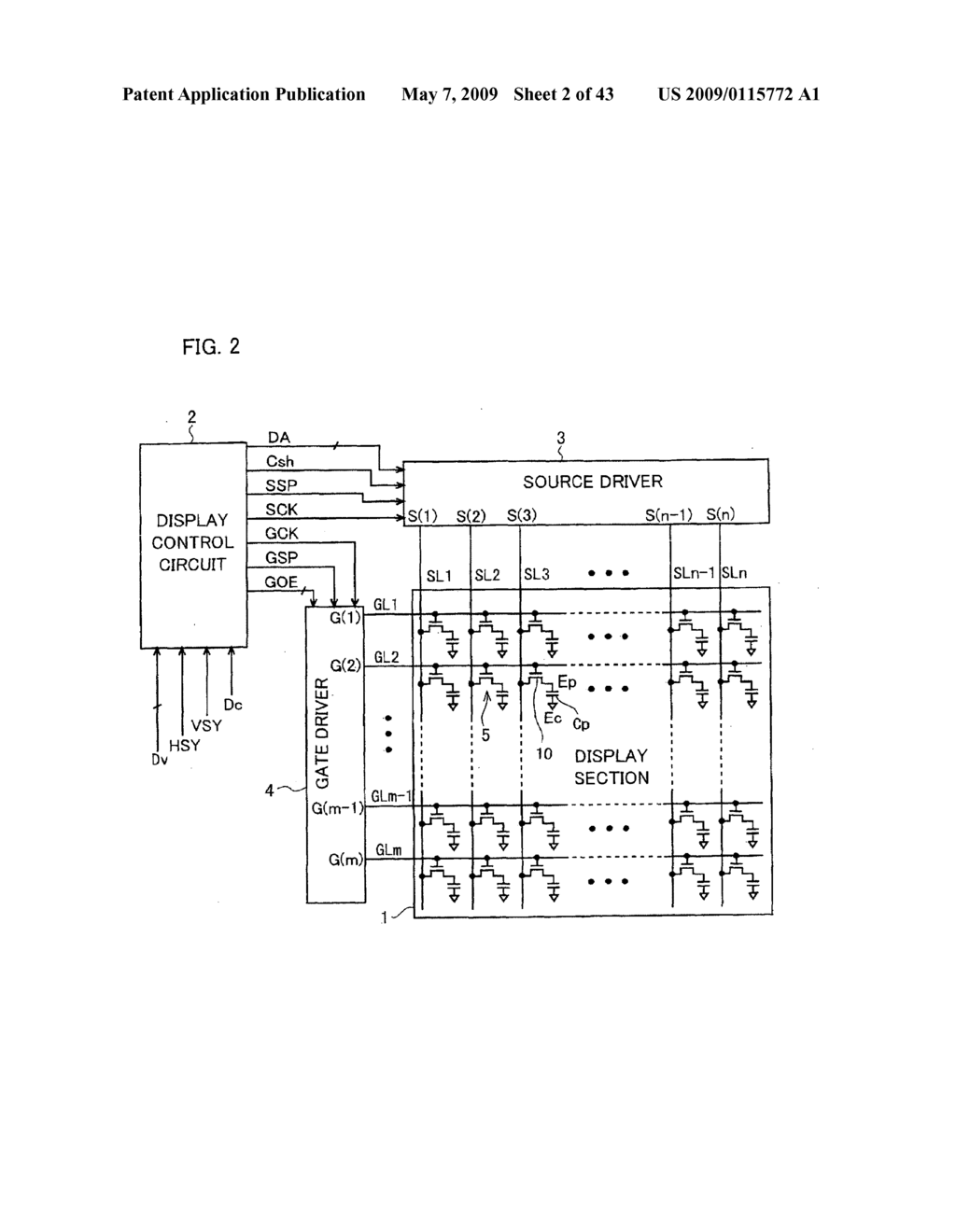 Liquid Crystal Display Device and Driving Method Thereof, Television Receiver, Liquid Crystal Display Program, Computer-Readable Storage Medium Storing the Liquid Crystal Display Program, and Drive Circuit - diagram, schematic, and image 03