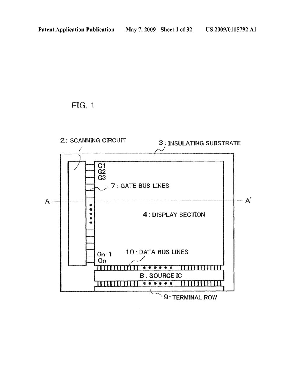 BIDIRECTIONAL SHIFT REGISTER AND DISPLAY DEVICE USING THE SAME - diagram, schematic, and image 02