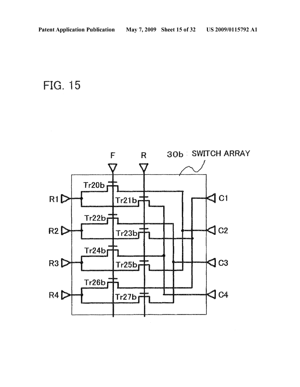 BIDIRECTIONAL SHIFT REGISTER AND DISPLAY DEVICE USING THE SAME - diagram, schematic, and image 16
