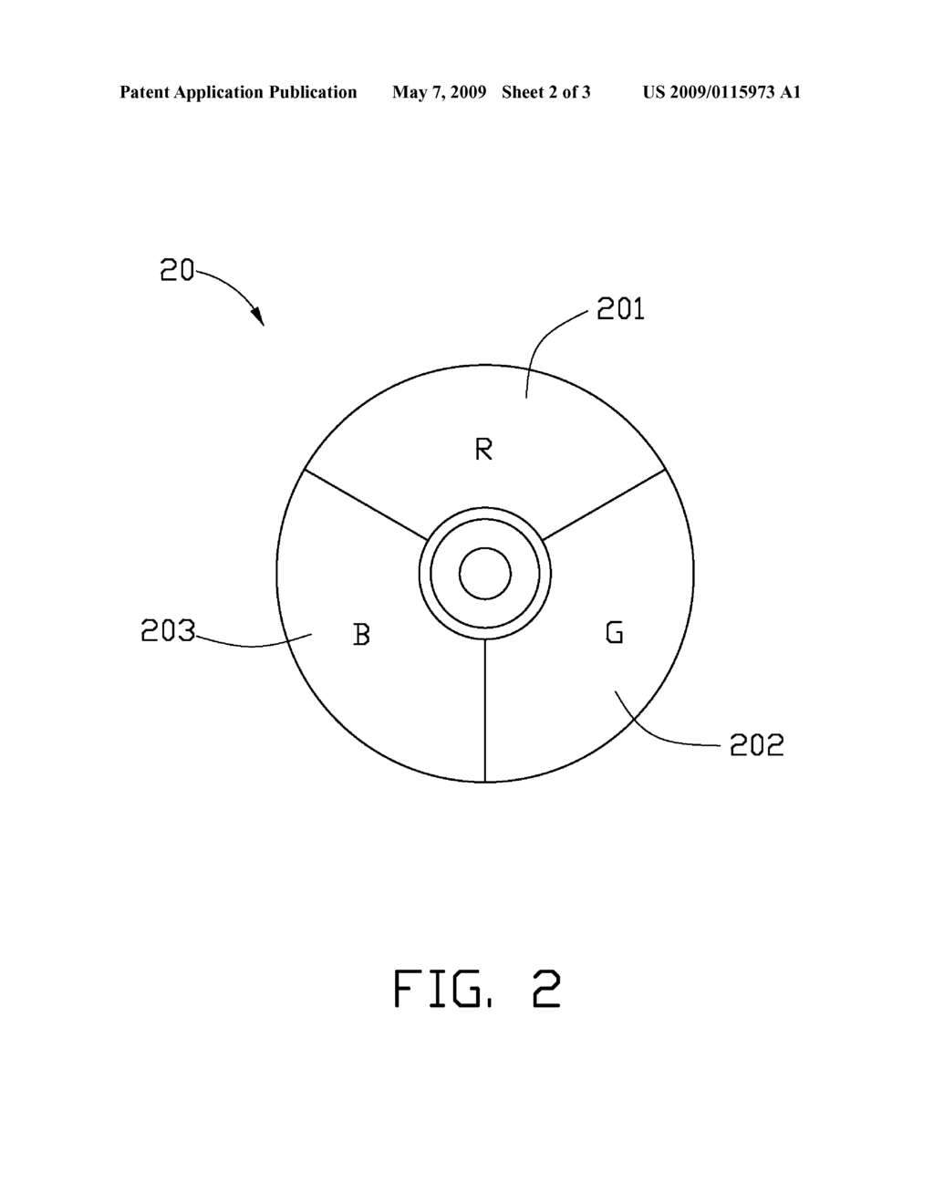 DETECTING SYSTEM AND METHOD FOR COLOR WHEEL - diagram, schematic, and image 03