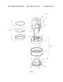 COLLAR ASSEMBLY AND BRAKE FOR RECESSED LUMINAIRE diagram and image