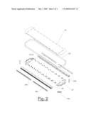 Low profile lightbar with IR illumination diagram and image