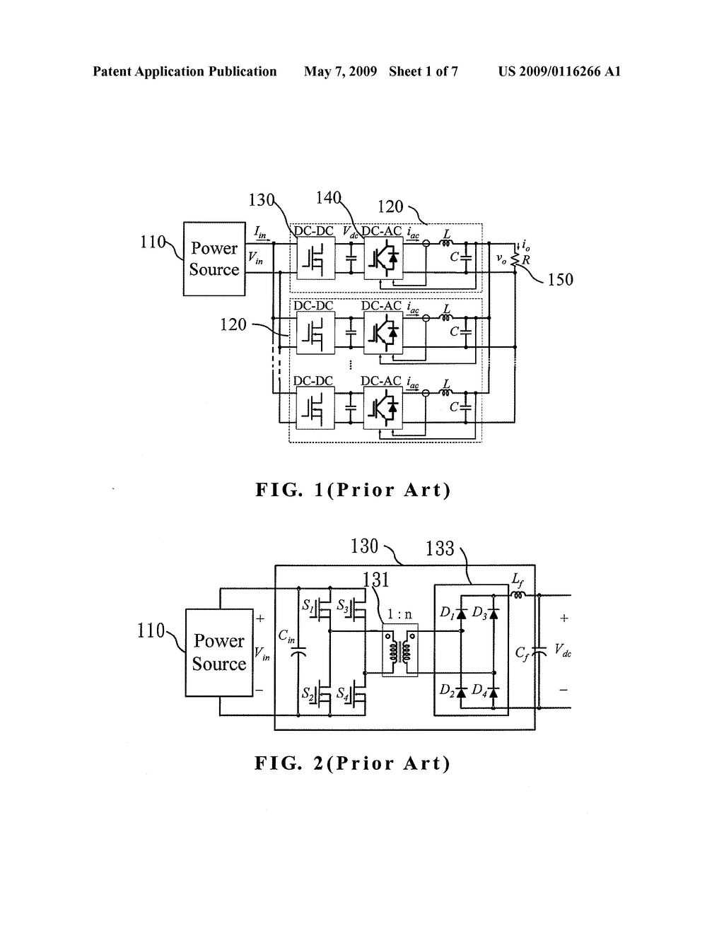 PARALLELED POWER CONDITIONING SYSTEM WITH CIRCULATING CURRENT FILTER - diagram, schematic, and image 02