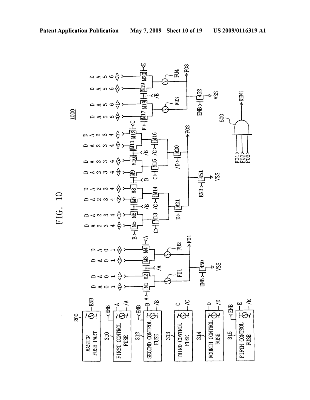 Redundancy program circuit and methods thereof - diagram, schematic, and image 11