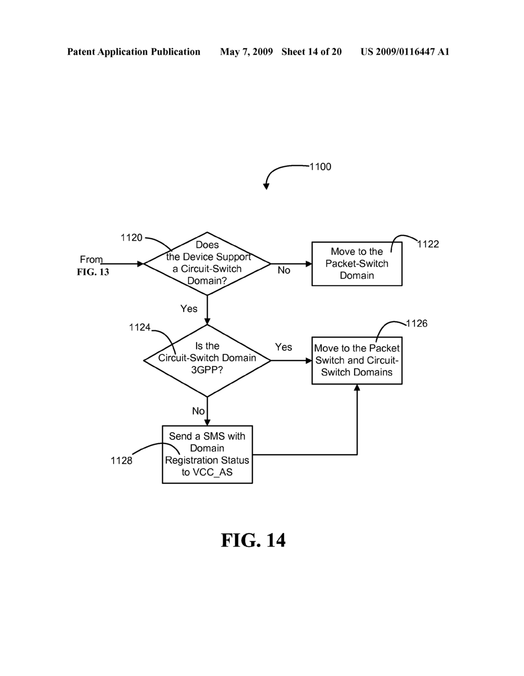 METHODS AND APPARATUS FOR MOBILITY SUPPORT BETWEEN NETWORK DOMAINS - diagram, schematic, and image 15