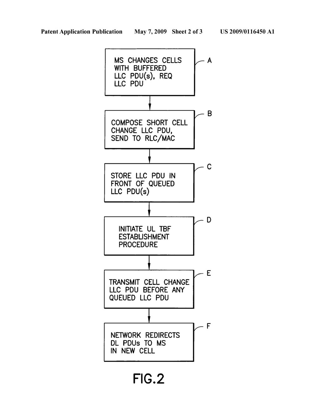 Method and apparatus for improving a mobile station cell change operation in the general packet radio system (GPRS) - diagram, schematic, and image 03