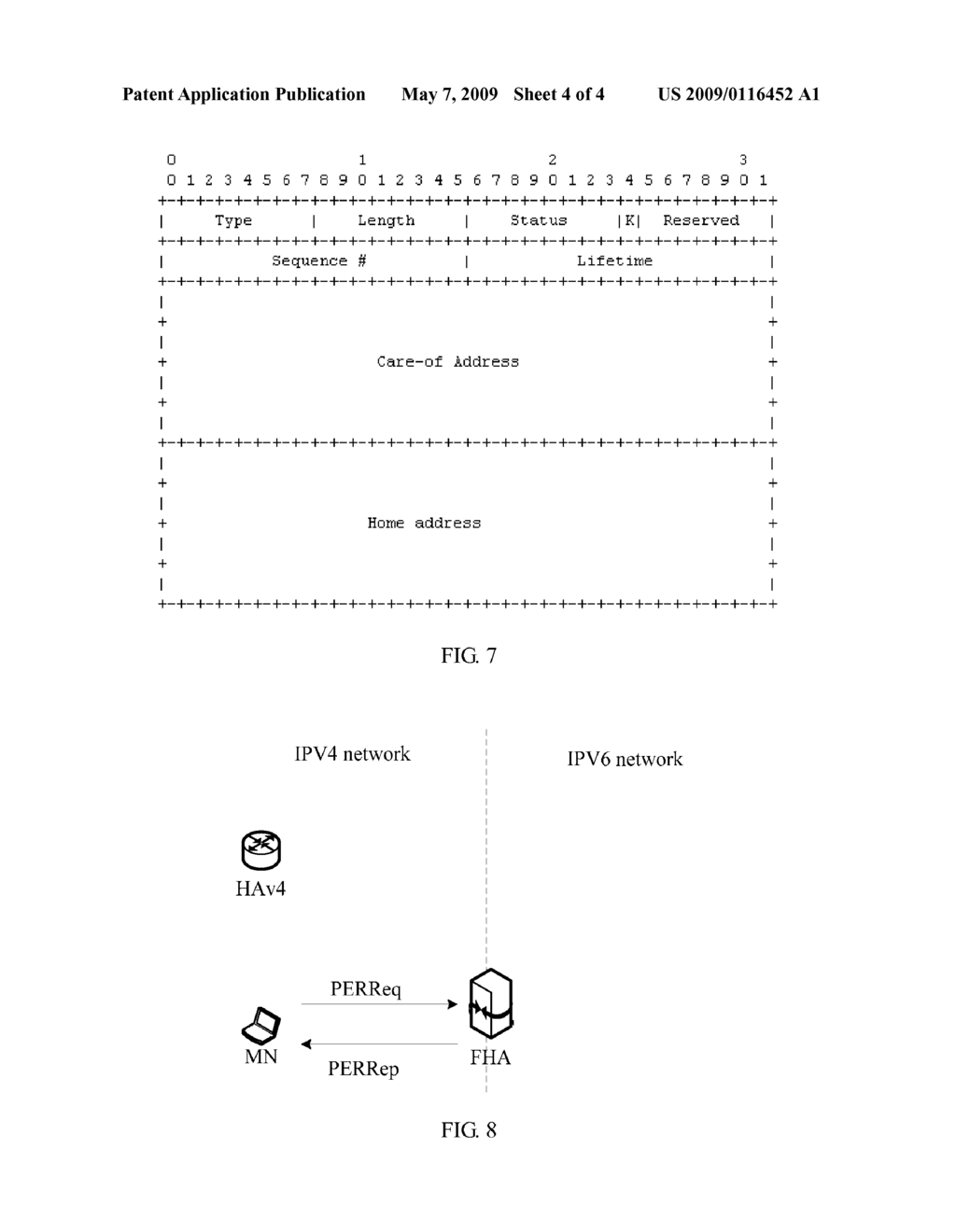 APPARATUS AND METHOD FOR A MOBILE NODE ROAMING IN AN IPv6 NETWORK - diagram, schematic, and image 05