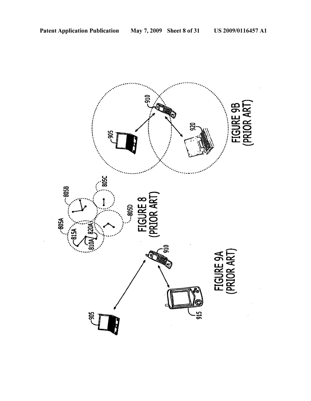 METHODS AND ELECTRONIC DEVICES FOR WIRELESS AD-HOC NETWORK COMMUNICATIONS USING RECEIVER DETERMINED CHANNELS AND TRANSMITTED REFERENCE SIGNALS - diagram, schematic, and image 09