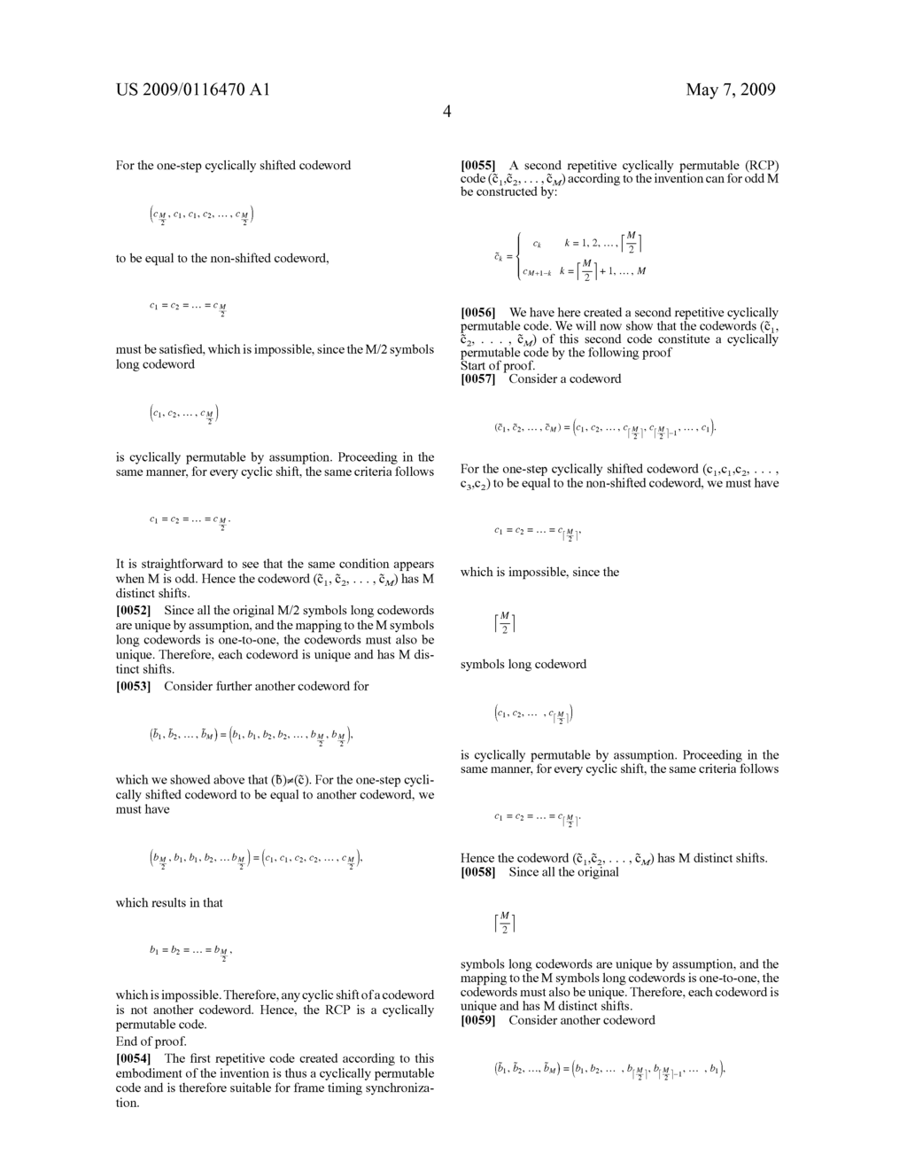 INFORMATION CARRYING SYNCHRONIZATION CODE AND METHOD FOR FRAME TIMING SYNCHRONIZATION - diagram, schematic, and image 07