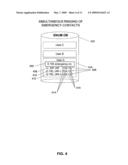 Method and System to Provision Emergency Contact Services in a Communication Network diagram and image