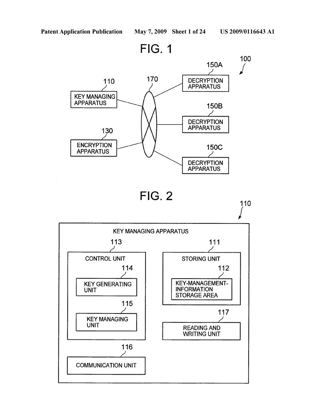 ENCRYPTION APPARATUS, DECRYPTION APPARATUS, AND CRYPTOGRAPHY SYSTEM - diagram, schematic, and image 02