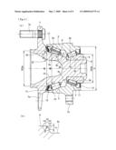 BEARING APPARATUS FOR A WHEEL OF VEHICLE diagram and image