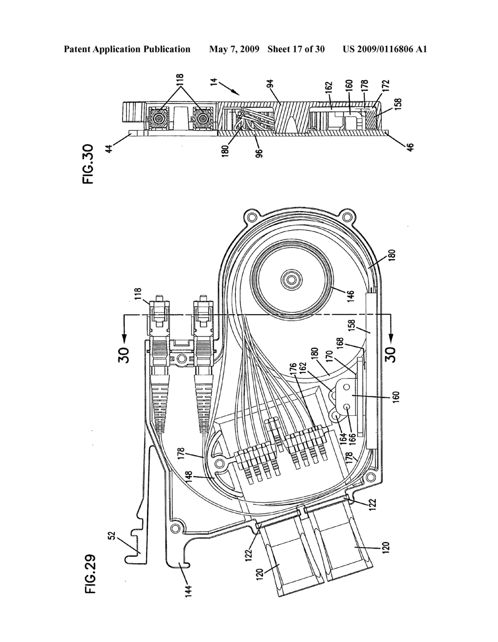 Fiber optic splitter module - diagram, schematic, and image 18