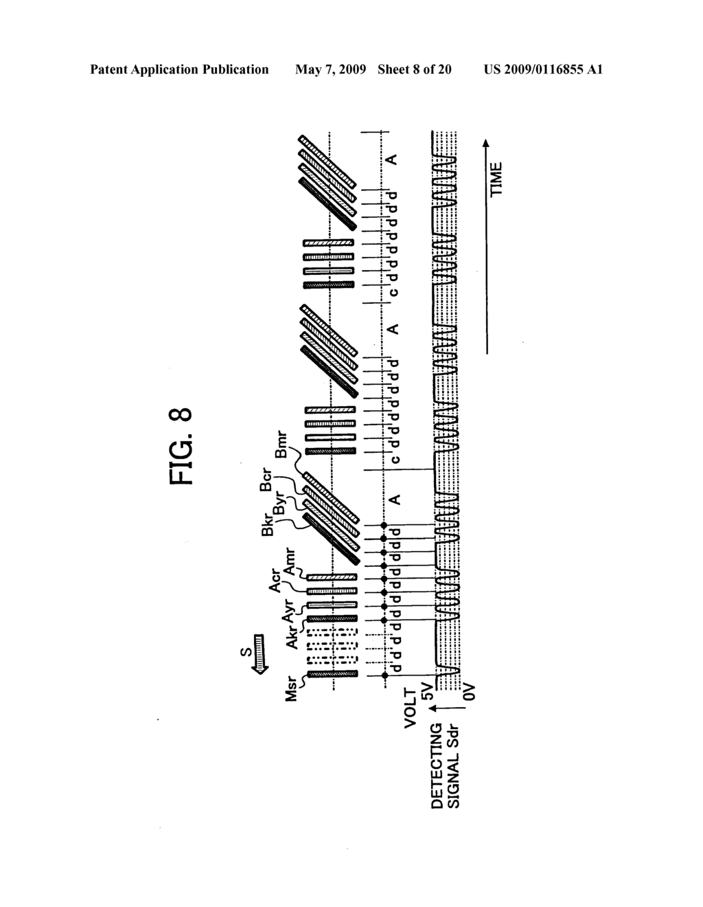 METHOD AND APPARATUS FOR IMAGE FORMING CAPABLE OF EFFECTIVELY PERFORMING COLOR IMAGE POSITION ADJUSTMENT - diagram, schematic, and image 09