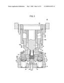 Process for Producing Molded Article with Undercut, Forging Apparatus Therefor, and Intermediate Molded Object diagram and image