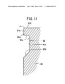 Process for Producing Molded Article with Undercut, Forging Apparatus Therefor, and Intermediate Molded Object diagram and image