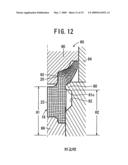 Process for Producing Molded Article with Undercut, Forging Apparatus Therefor, and Intermediate Molded Object diagram and image