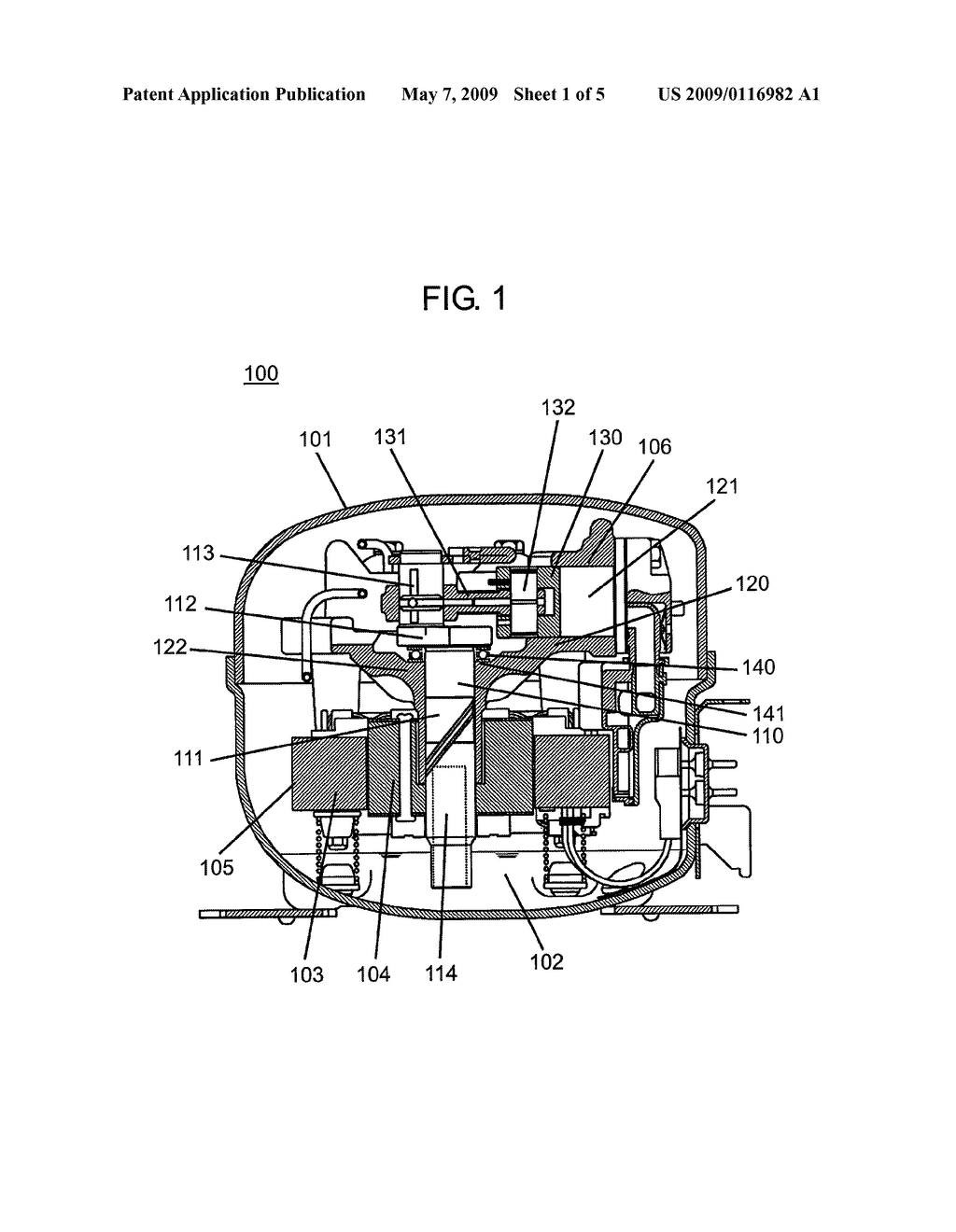 HERMETIC RECIPROCATING COMPRESSOR WITH THRUST BALL BEARING - diagram, schematic, and image 02