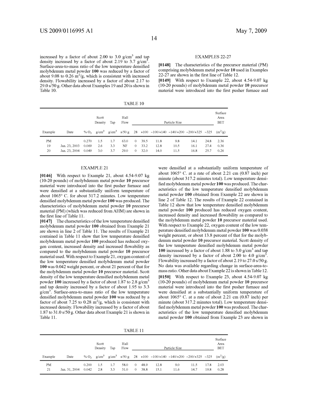 DENSIFIED MOLYBDENUM METAL POWDER - diagram, schematic, and image 49