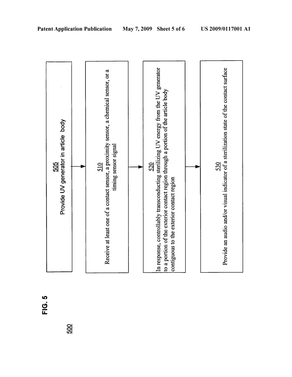 Event-triggered ultraviolet light sterilization of surfaces - diagram, schematic, and image 06