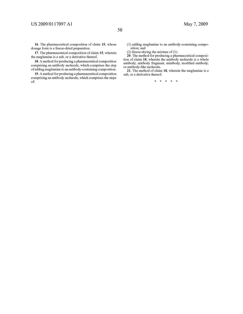 Stabilizer for Protein Preparation Comprising Meglumine and Use Thereof - diagram, schematic, and image 57