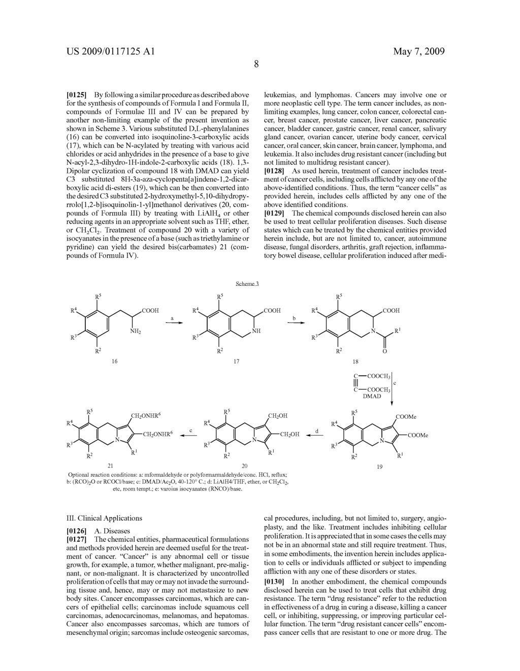 SYNTHESIS OF 8H-3A-AZA-CYCLOPENTA[A]INDENES AND 5,10-DIHYDROPYRROLO[1,2-B]ISOQUINOLINES DERIVATIVES AND THEIR USE AS ANTITUMOR THERAPEUTIC AGENTS - diagram, schematic, and image 16