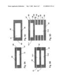 SEGMENTED DEVICE FOR THE DELAYED RELEASE OF MOLECULES IN A TANGENTIAL DIRECTION THROUGH THIN FILMS AND USES THEREOF diagram and image