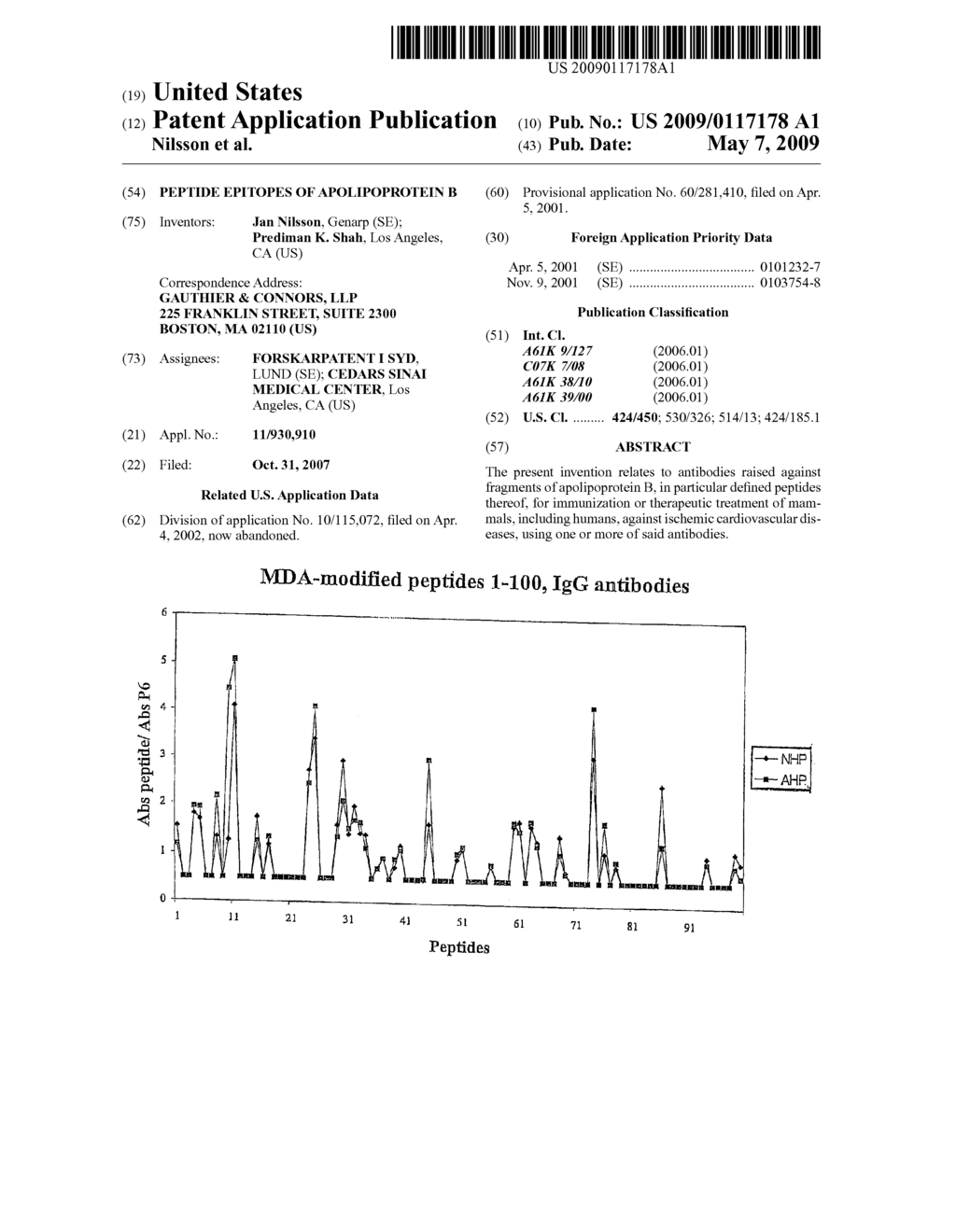 PEPTIDE EPITOPES OF APOLIPOPROTEIN B - diagram, schematic, and image 01