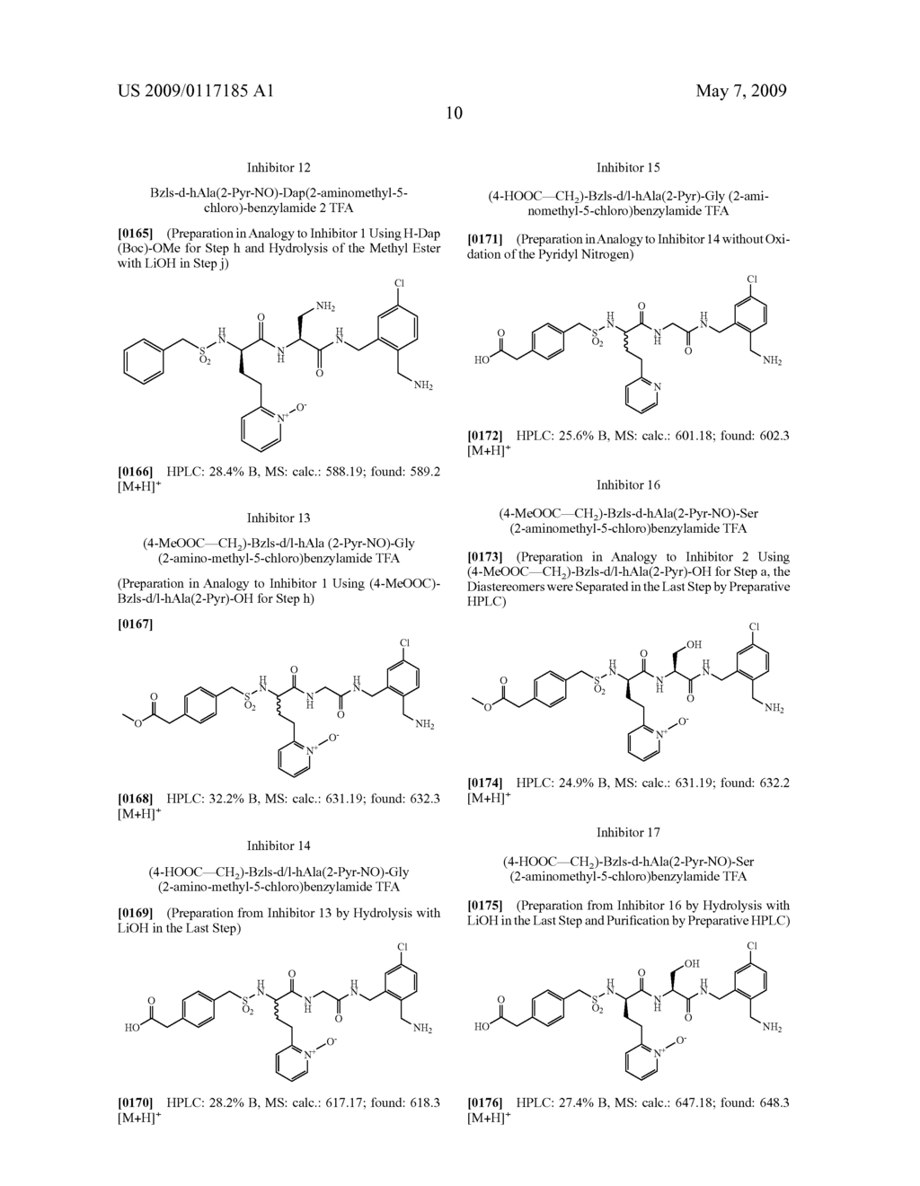 2-(Aminomethyl)-5-Chlorobenzylamide Derivatives and their use as Inhibitors of the Clotting Factor Xa - diagram, schematic, and image 11