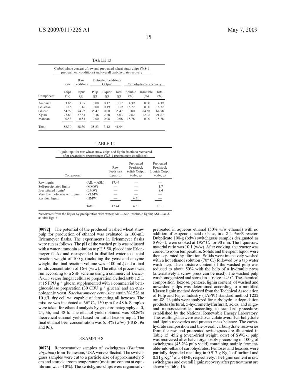 CONTINUOUS COUNTER-CURRENT ORGANOSOLV PROCESSING OF LIGNOCELLULOSIC FEEDSTOCKS - diagram, schematic, and image 25