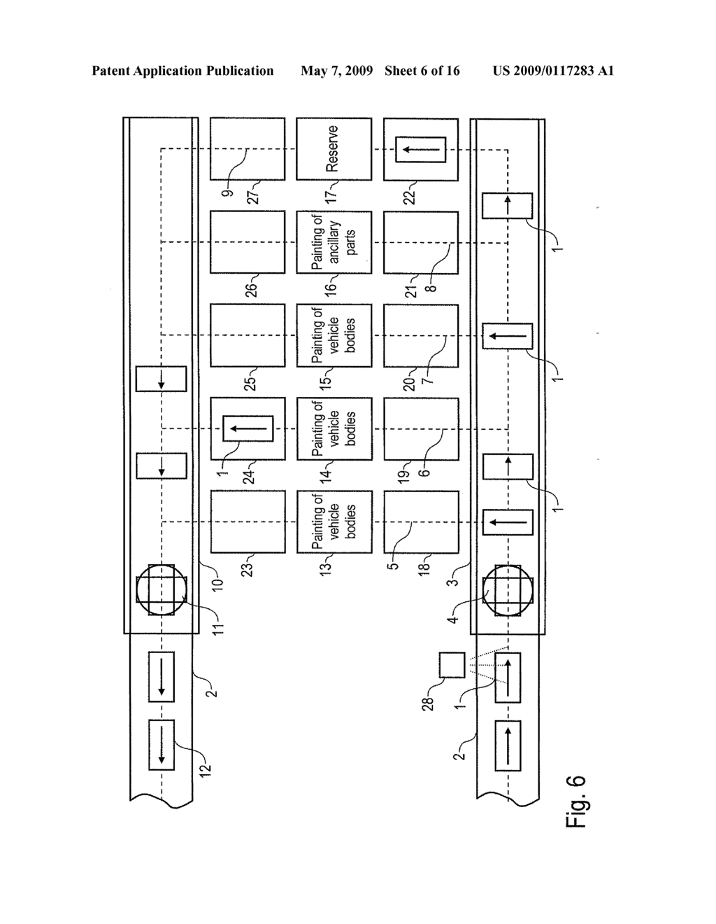 Coating Installation and Associated Operating Method - diagram, schematic, and image 07