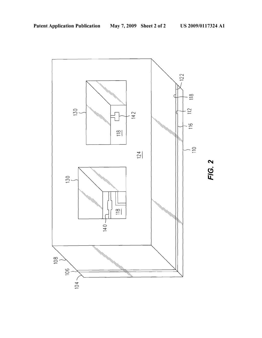 ELECTRONIC SUBSTRATE HAVING CAVITIES AND METHOD OF MAKING - diagram, schematic, and image 03