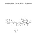 Arrangement for supplying a fuel cell with recycled reaction gas diagram and image