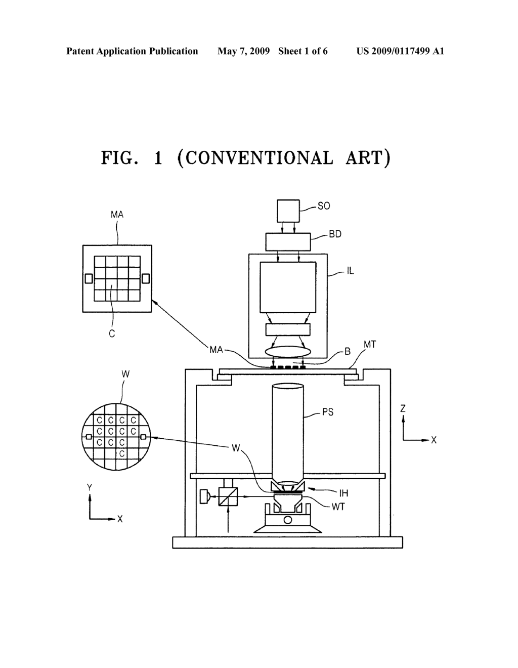 Cleaning solution for immersion photolithography system and immersion photolithograph process using the cleaning solution - diagram, schematic, and image 02