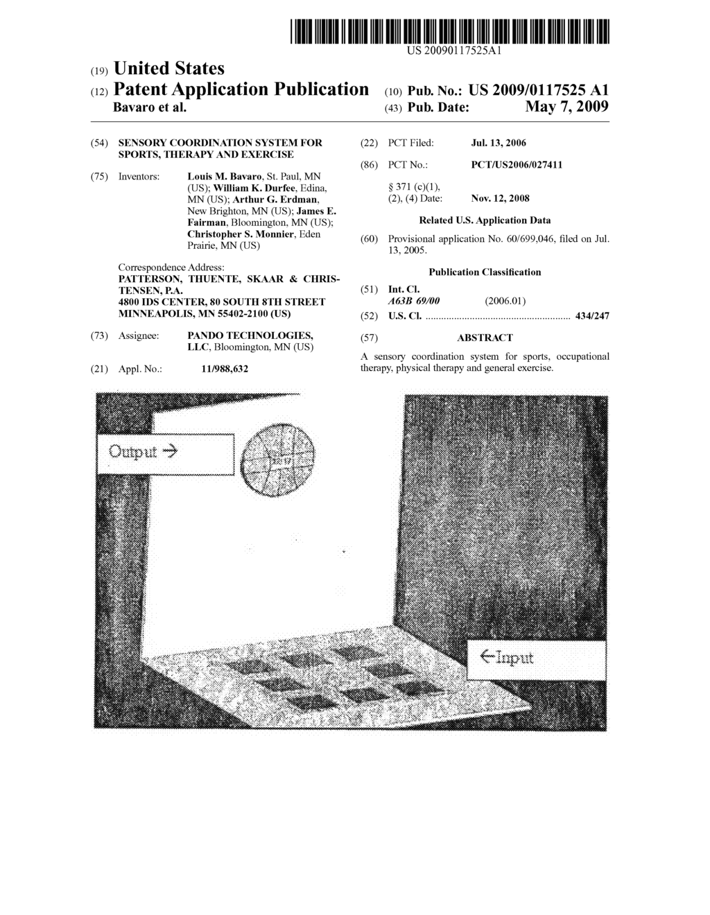 Sensory Coordination System for Sports, Therapy and Exercise - diagram, schematic, and image 01