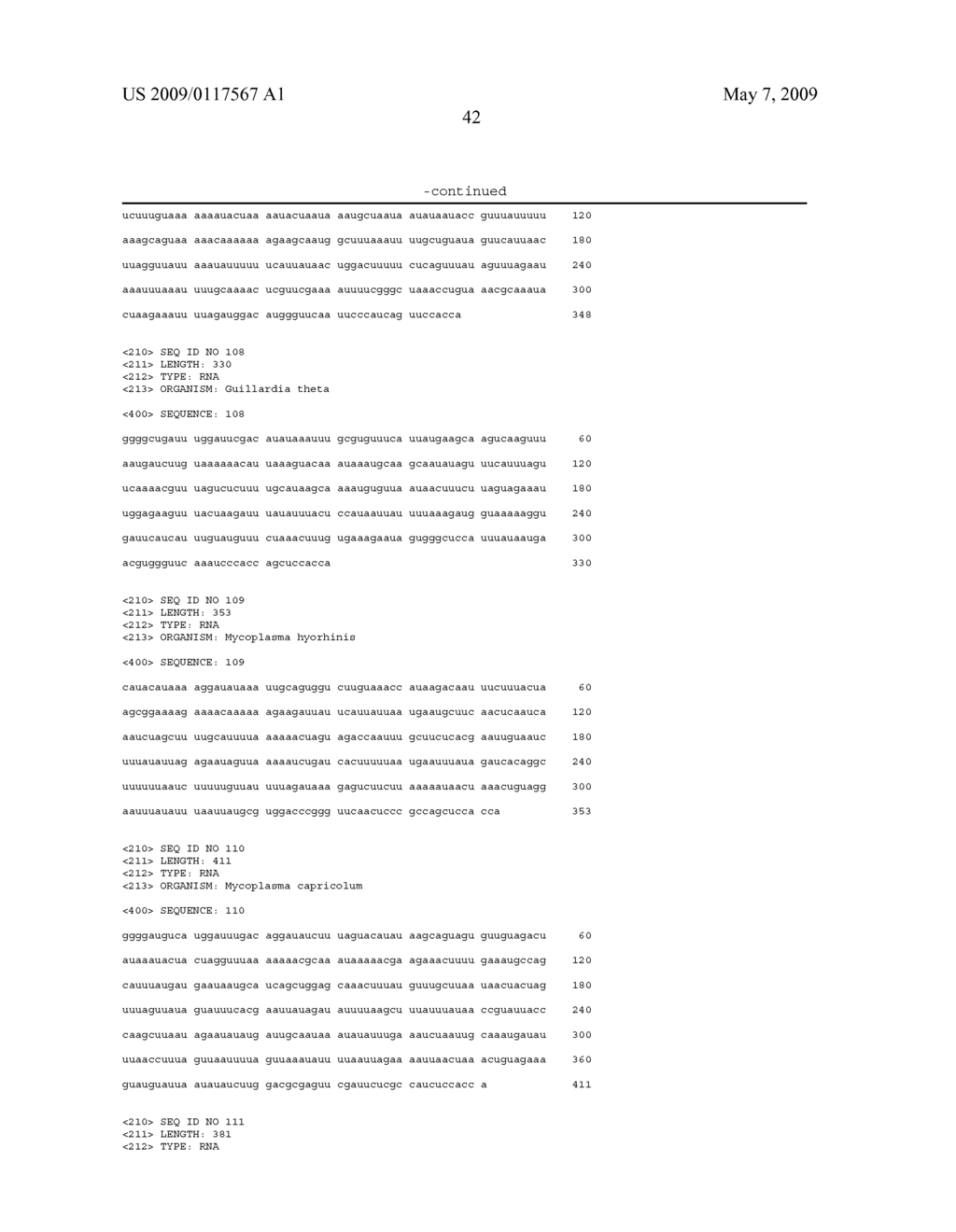 EUBACTERIAL tmRNA SEQUENCES AND USES THEREOF - diagram, schematic, and image 67