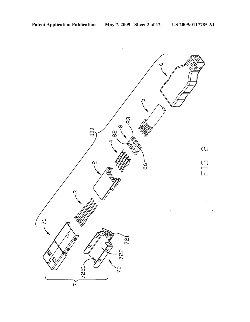 EXTENSION TO ELECTRICAL CONNECTOR WITH IMPROVED CABLE TERMINATION - diagram, schematic, and image 03