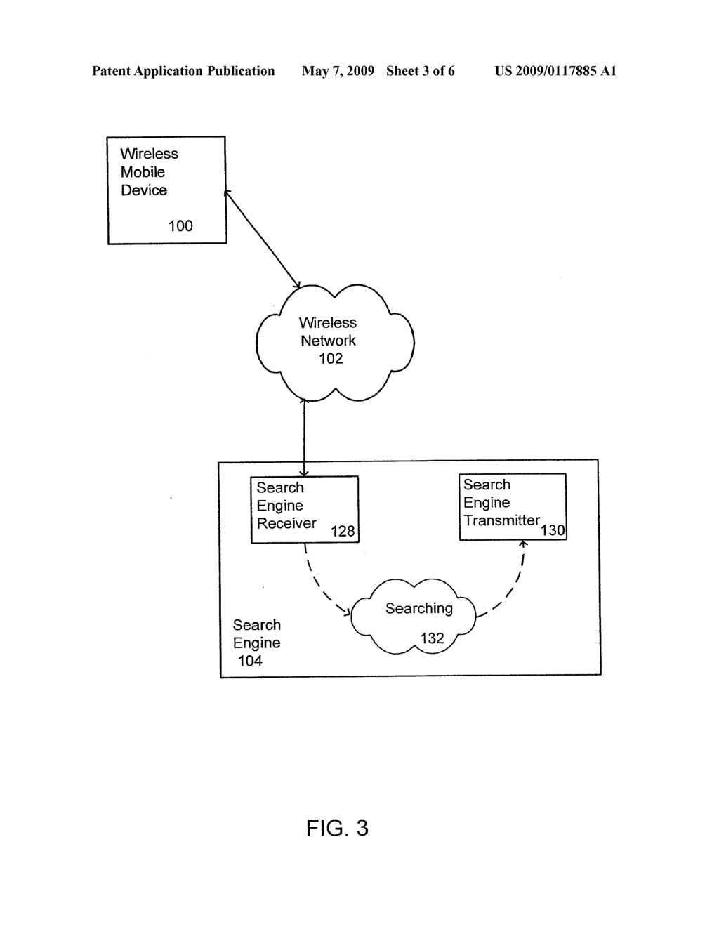 SYSTEM AND METHOD FOR CONDUCTING A SEARCH USING A WIRELESS MOBILE DEVICE - diagram, schematic, and image 04