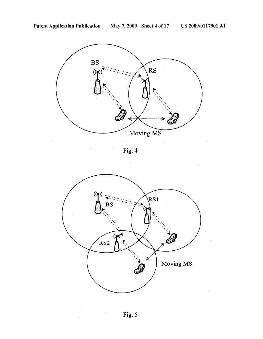 METHOD AND DEVICE FOR CONFIGURING SERVICE PATHS IN RELAY SYSTEM AND METHOD OF MOBILE STATION HANDOVER - diagram, schematic, and image 05