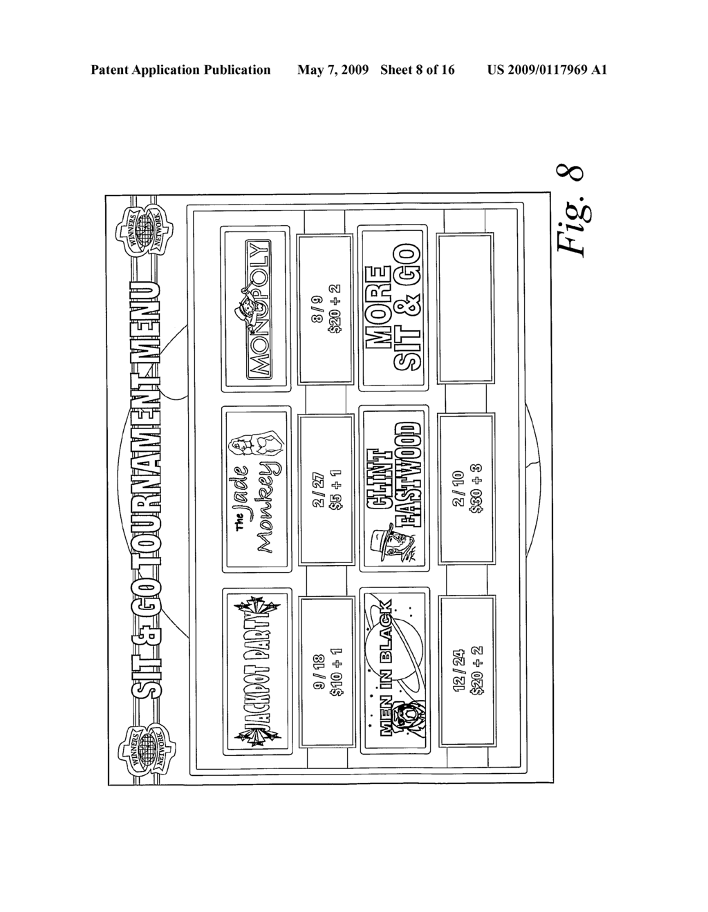 Wagering game system with networked gaming devices - diagram, schematic, and image 09