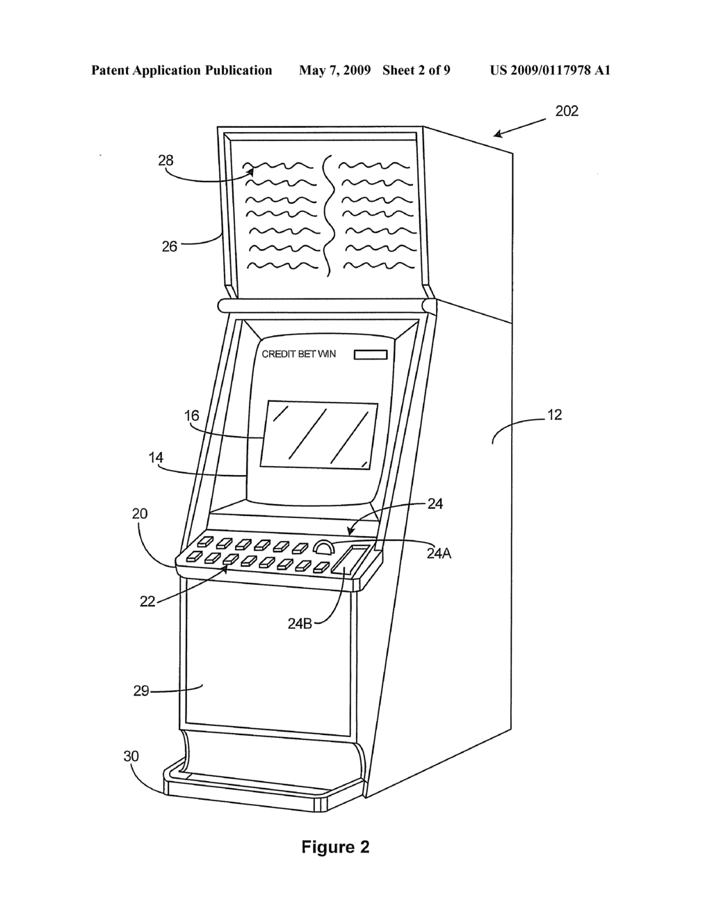 METHOD OF GAMING, A GAMING SYSTEM AND A GAME CONTROLLER - diagram, schematic, and image 03