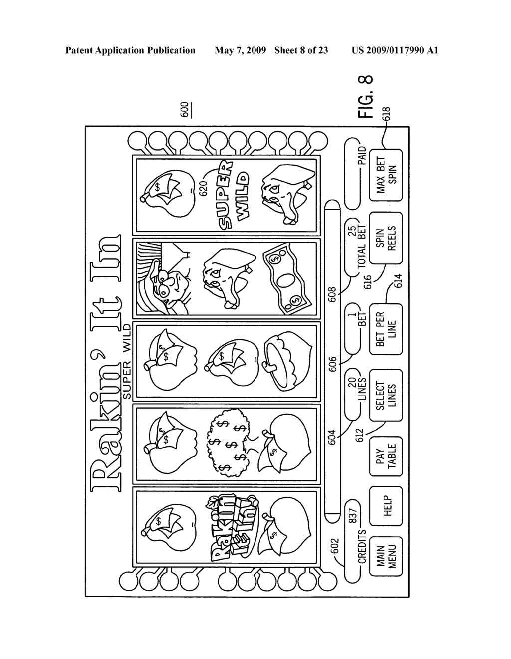 Gaming Machine Having An Enhanced Game Play Scheme - diagram, schematic, and image 09