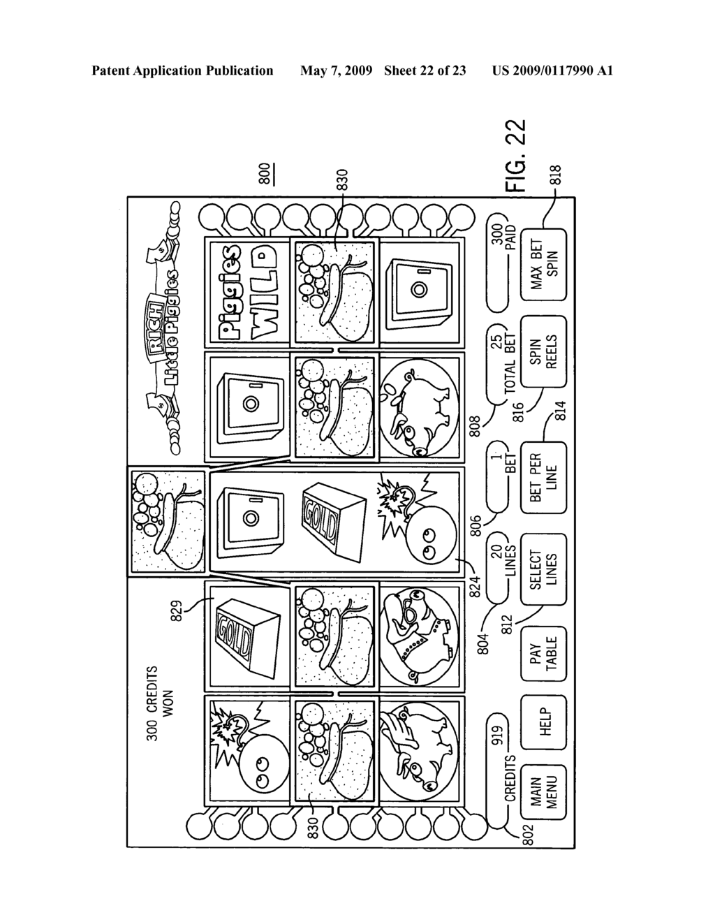 Gaming Machine Having An Enhanced Game Play Scheme - diagram, schematic, and image 23