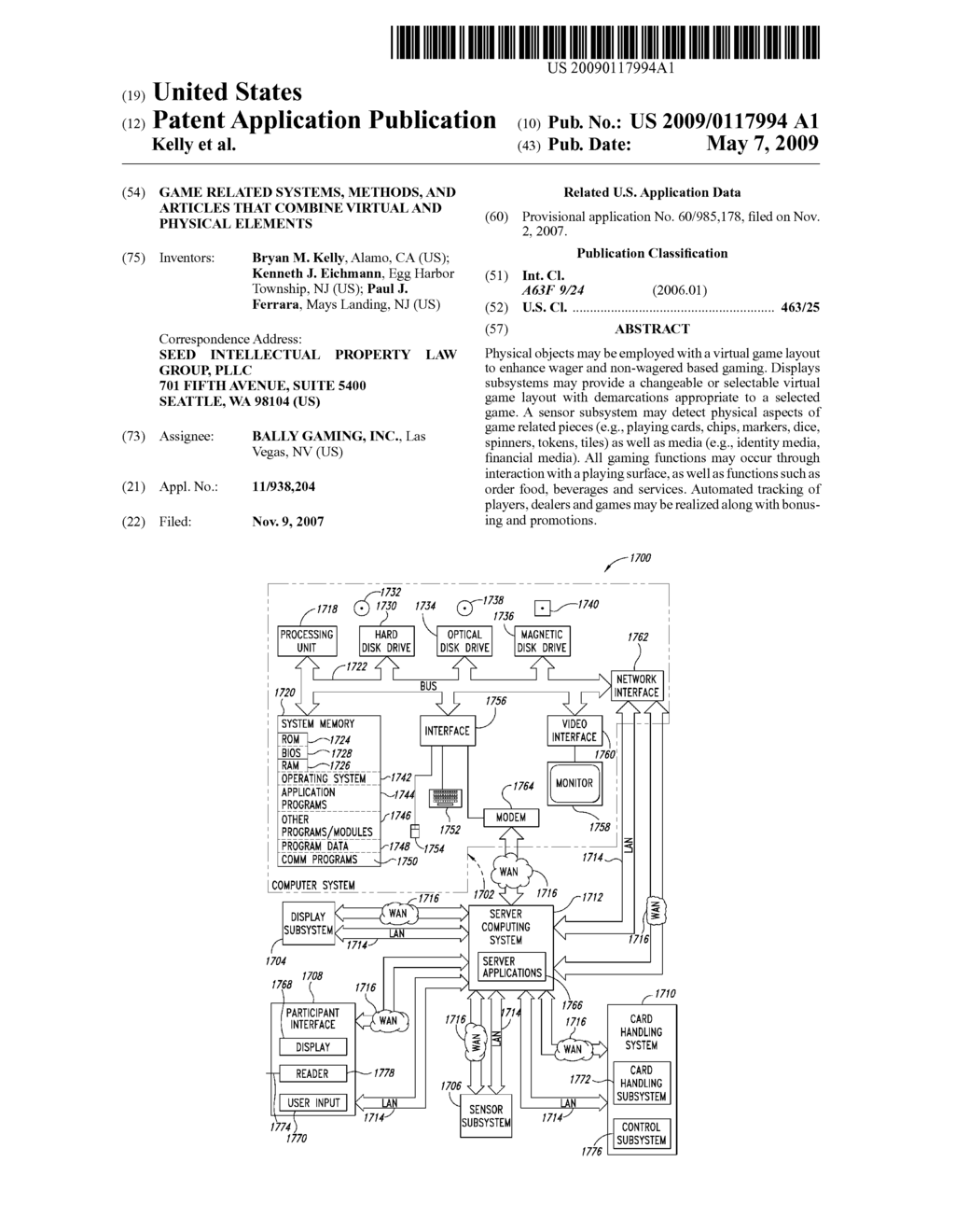 GAME RELATED SYSTEMS, METHODS, AND ARTICLES THAT COMBINE VIRTUAL AND PHYSICAL ELEMENTS - diagram, schematic, and image 01