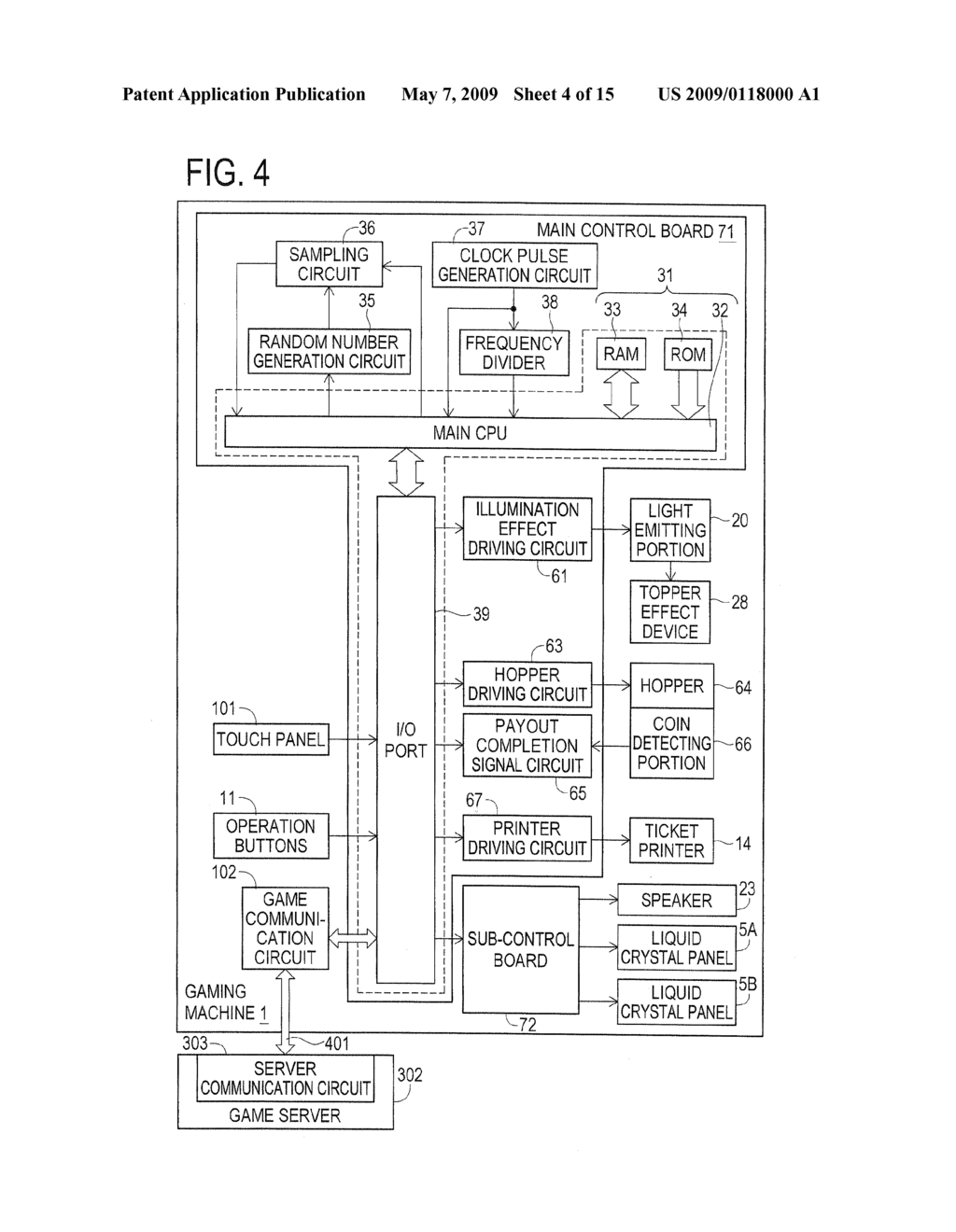 Gaming Machine And Gaming System - diagram, schematic, and image 05